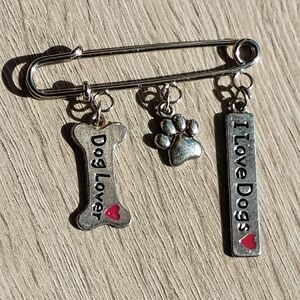 Dog Lovers Kilt Pin Jacket Coat Purse Pin